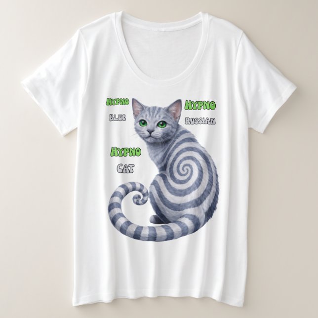 Chat hypnotique Bleu Russe (Design devant)