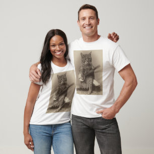 Chat Jouer les T-shirts et les sweatshirts du Banj