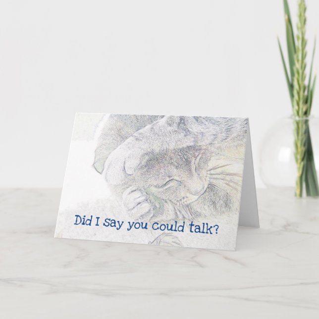 Chat-Karte Karte (Vorderseite)