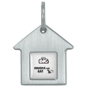 Chat-Karten, schwarz und weiß Tiermarke