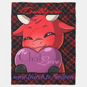 CHAT LIEBE 2 FLEECEDECKE