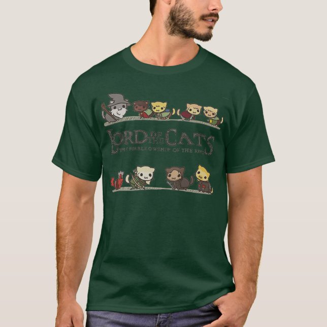 Chat - Lord of the Cats tshirt - Funny Kitten (Devant)