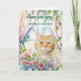 Chat Lover Garden Window wird gut Karte