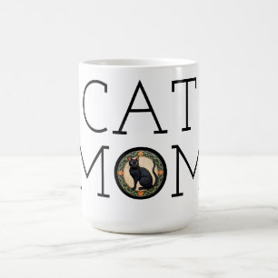Chat Maman Chat noir Café Mug
