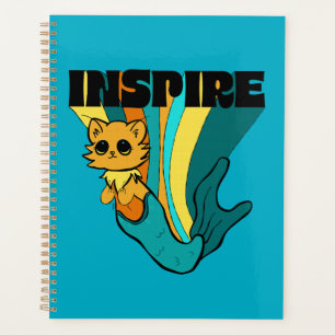 Chat Mermaid ASL Inspire Spiral Photo Carnet