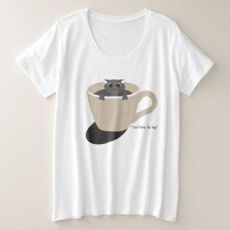 chat mignon dans une tasse