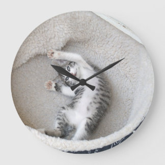 Chat Nickerchen Wall Clock Große Wanduhr