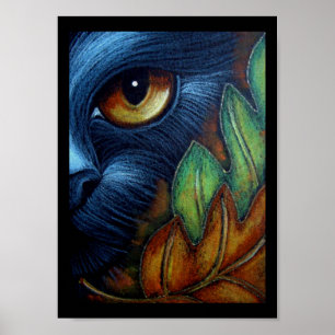 CHAT NOIR - AUTUMN FEAVES Poster