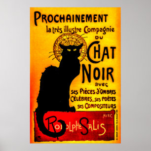 Chat Noir - Black Cat Poster