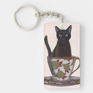 Chat noir en Teacup