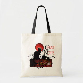 Chat Noir et Thé Noir, Black Cat Black Tee Tragetasche