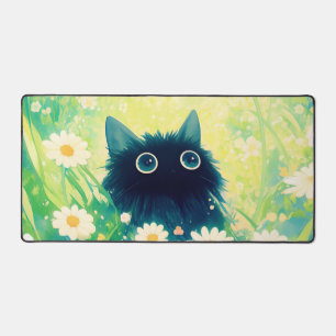 Chat noir fantaisiste Daisy Meadow Ciel sarcelle