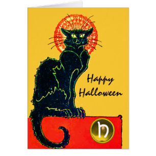 CHAT NOIR HALLOWEEN PARTY MONOGRAM