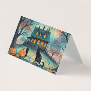 Chat noir, Jack O Lanterns, Halloween Maison Éffra