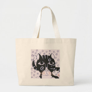Chat Noir Jumbo Stoffbeutel