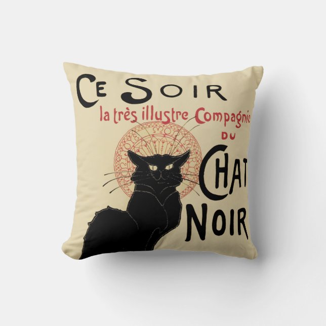 Chat Noir Kissen (Vorderseite)