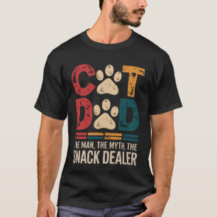 Chat Papa L'Homme Le Mythe Funny Homme T-Shirt