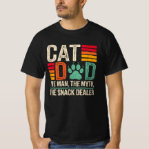 Chat Papa L'Homme Le Mythe Le T-Shirt Du Distribut