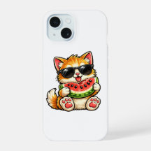Chat pastèque cool