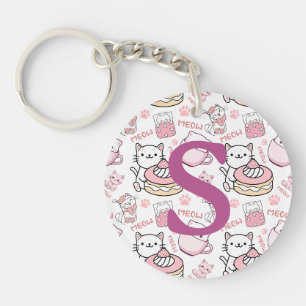 Chat personnalisé rose mignon