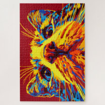 Chat primaire - Xena puzzle de 1000 morceaux