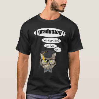 Chat Puis-Je Retourner Au Lit T-Shirt De Remise De