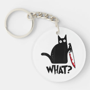 Chat Quoi Drôle T-Shirt Chat Noir Meurtrier Avec
