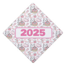 Chat rose et blanc mignon