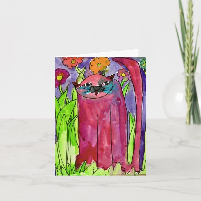 Chat rouge • Bianca Saad, vieillissent 8 - carte (Devant)