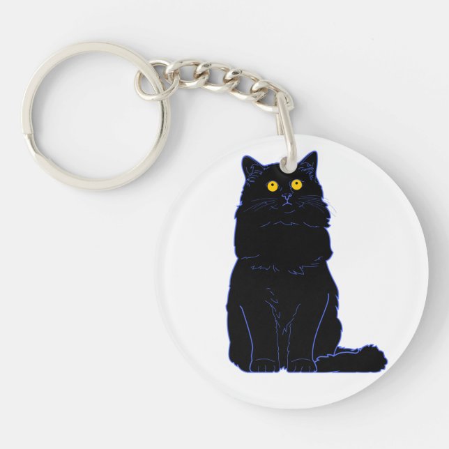 Chat(s) noir(s) Essential T-ShirtBlack Chat visage (Devant)