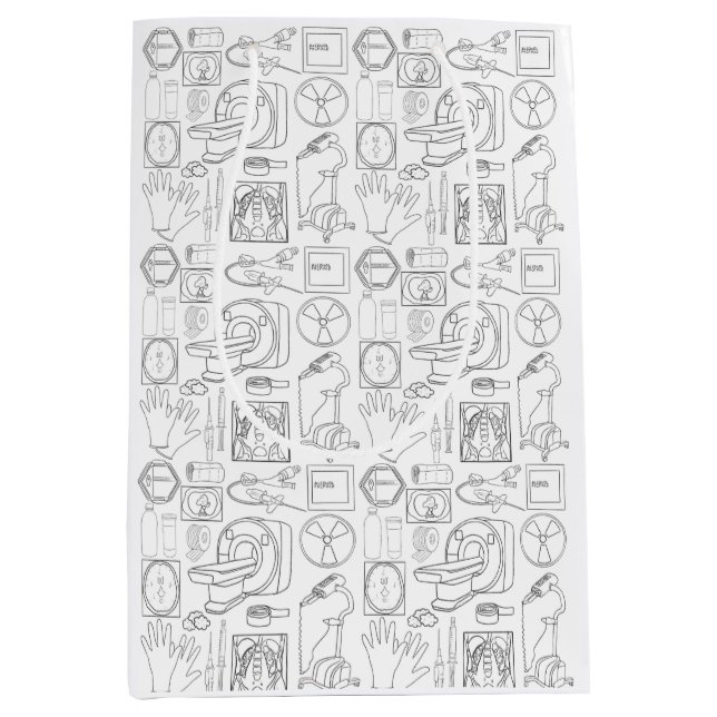 Chat Scan Mittlere Geschenktüte (Vorderseite)