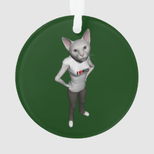 Chat Siamais Blanc Amoureux Mice