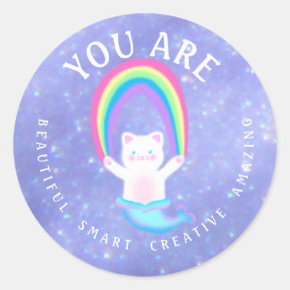 Chat Sirène - Stickers Éperche