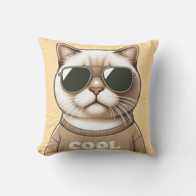 Chat-Stil Kissen (Vorderseite)
