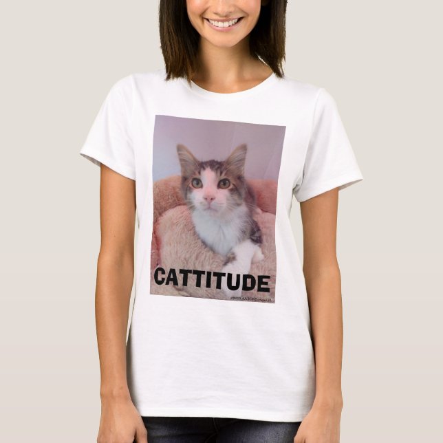 CHAT T-shirt CATTITUDE Ragdoll (Devant)