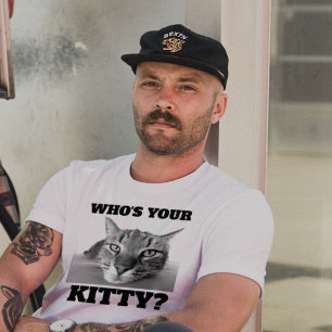 CHAT T-SHIRTS QUI EST VOTRE CUISINE ? Tee - shirts