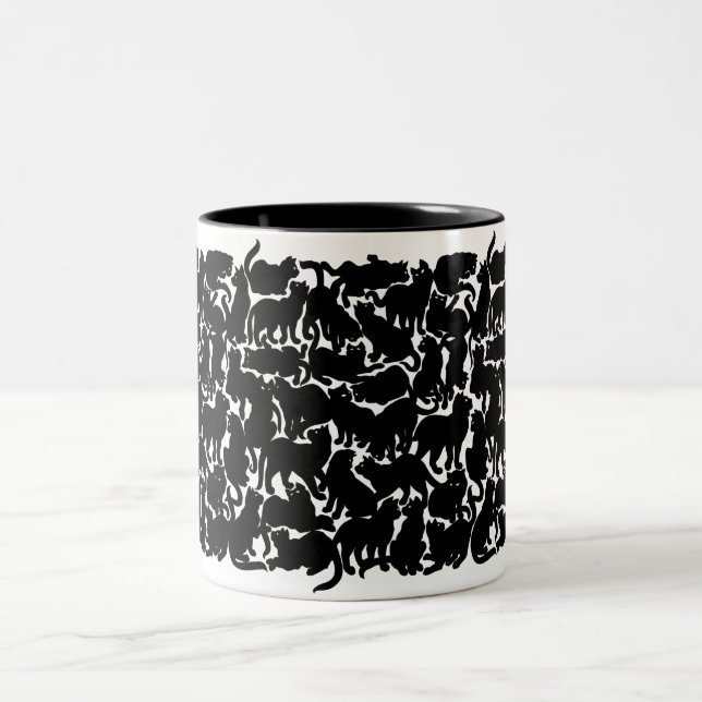 Chat Tasse Kaffee Chat Coole Chat Lover Art Cup (Mittel)