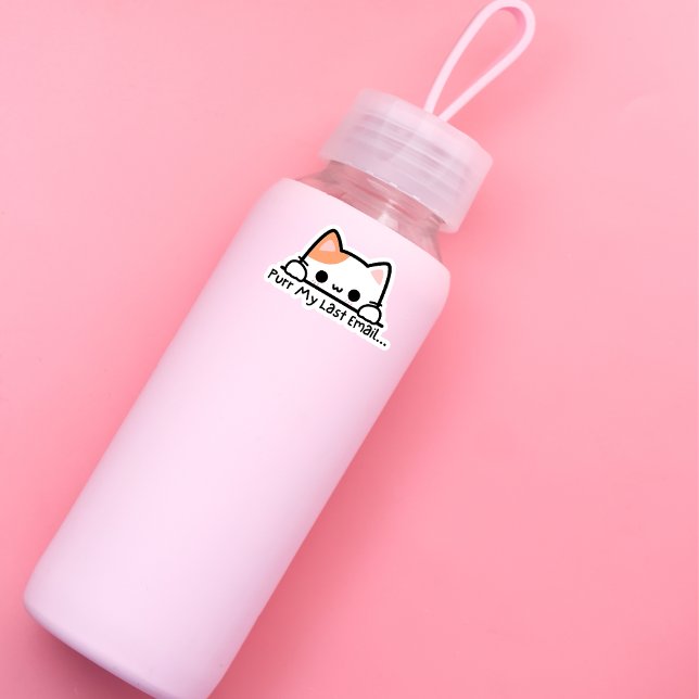 Chat tendance mignonne Purr Mon Sticker Dernier E- (Créateur téléchargé)