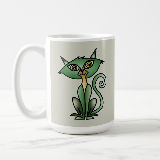 Chat Thaillot Mug - Chat Thème Cadeau (Gauche)