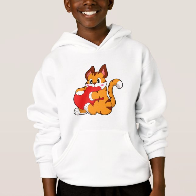 Chat tigre à l'amour avec coeur.PNG (Devant)