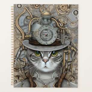 Chat victorien vintage Steampunk
