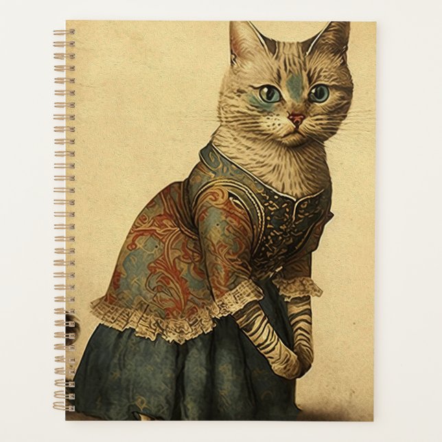 Chat Vintage victorien (Devant)