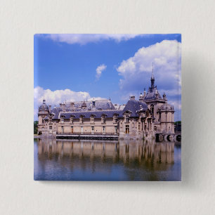 Chateau Chantilly, Oise, Frankreich Button