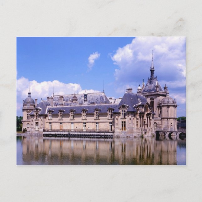 Chateau Chantilly, Oise, Frankreich Postkarte (Vorderseite)