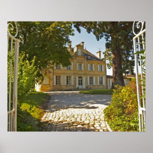 Chateau Cos Labory in Saint Estephe, bearbeitet Poster