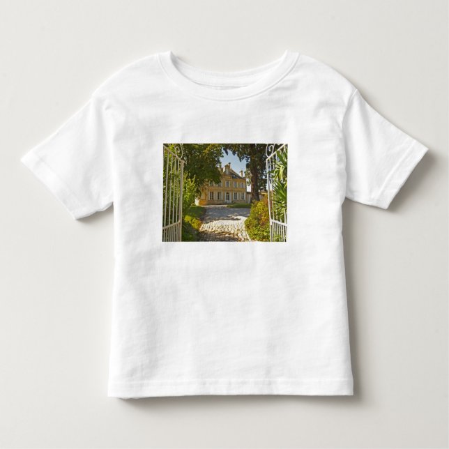 Chateau Cos Labory in Saint St Estephe, in Rohform Kleinkind T-shirt (Vorderseite)
