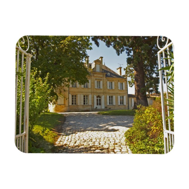 Chateau Cos Labory in Saint St Estephe, in Rohform Magnet (Horizontal)
