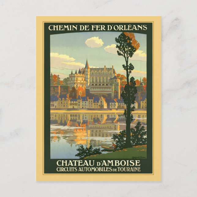 Chateau d'Amboise Postkarte (Vorderseite)