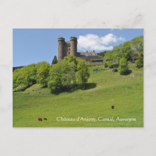 Château d'Anjony, Auvergne Postkarte