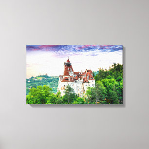 Château de Bran en toile